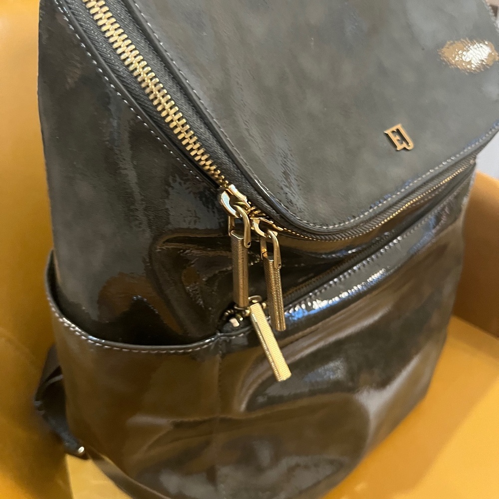 Eric Javits leather bag backpack